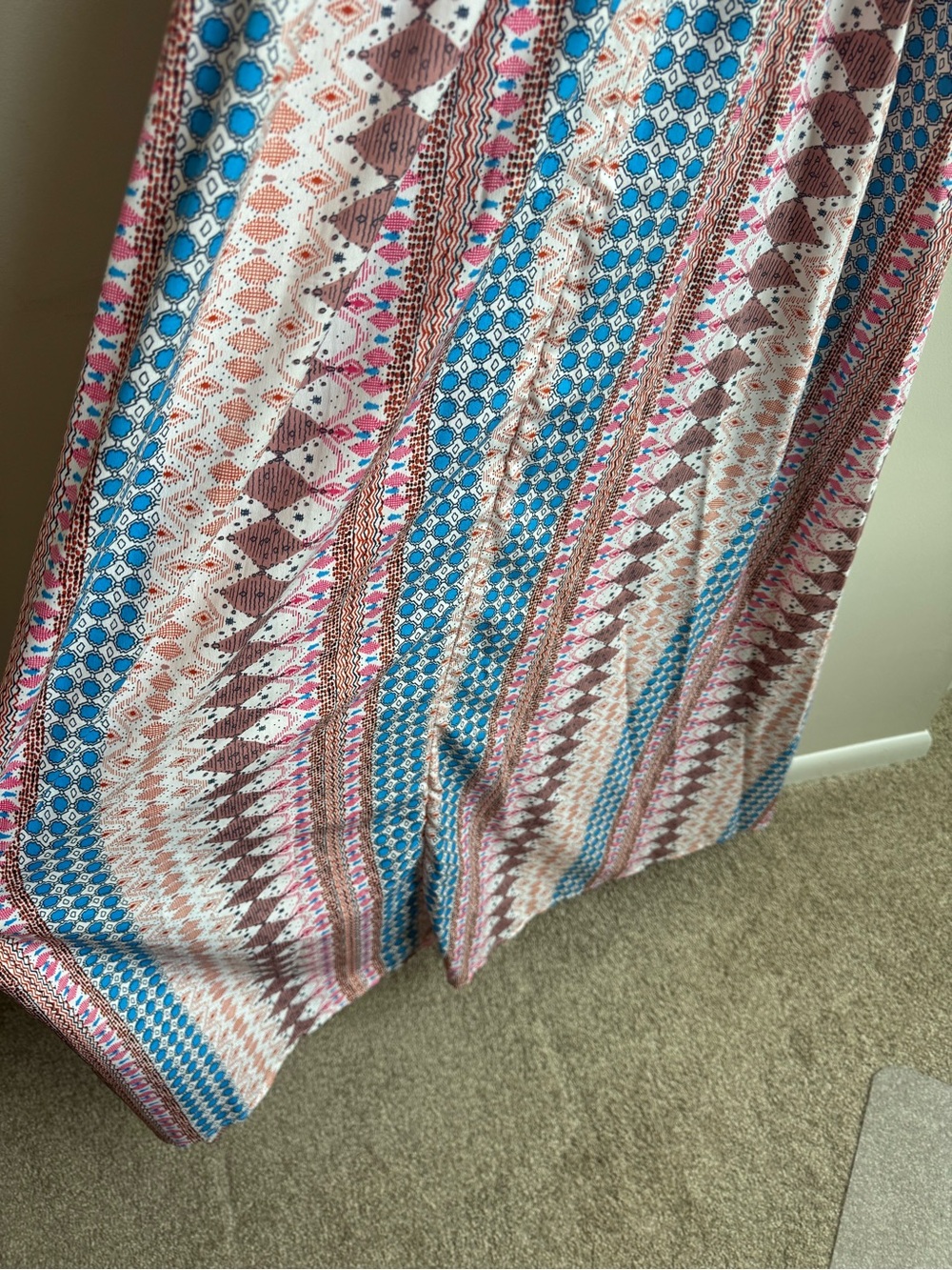Lulus Maxin' Relaxin' Blue Multi Print Maxi Dress - Picture 6 of 16